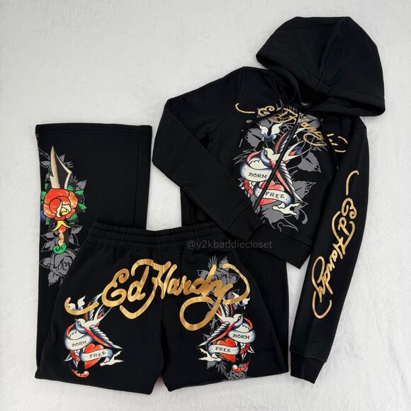 Ed Hardy Tops - Ed Hardy Tracksuit (Size XL)